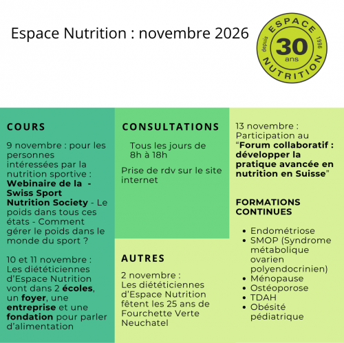 Image Espace Nutrition en novembre 2026
